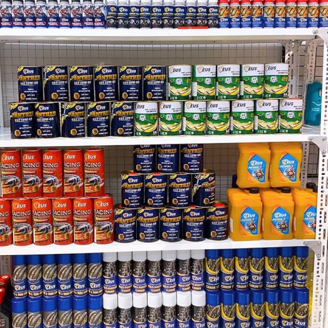 Nhớt Zeus Power 4T 10W40 1 Lít dầu động cơ xe máy cao cấp xe số và xe côn tay đời mới