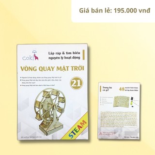 Đồ chơi khoa học STEM / STEAM lắp ráp - Vòng quay Mặt Trời