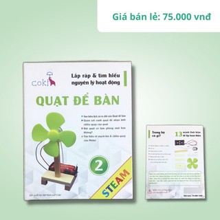 Quạt bàn - Đồ chơi khoa học STEM / STEAM lắp ráp