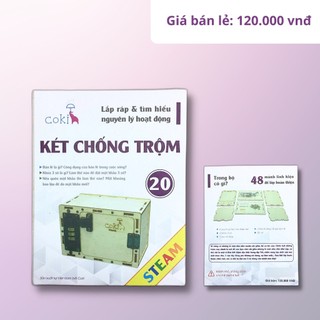 Đồ chơi khoa học stem / steam lắp ráp - két chống trộm