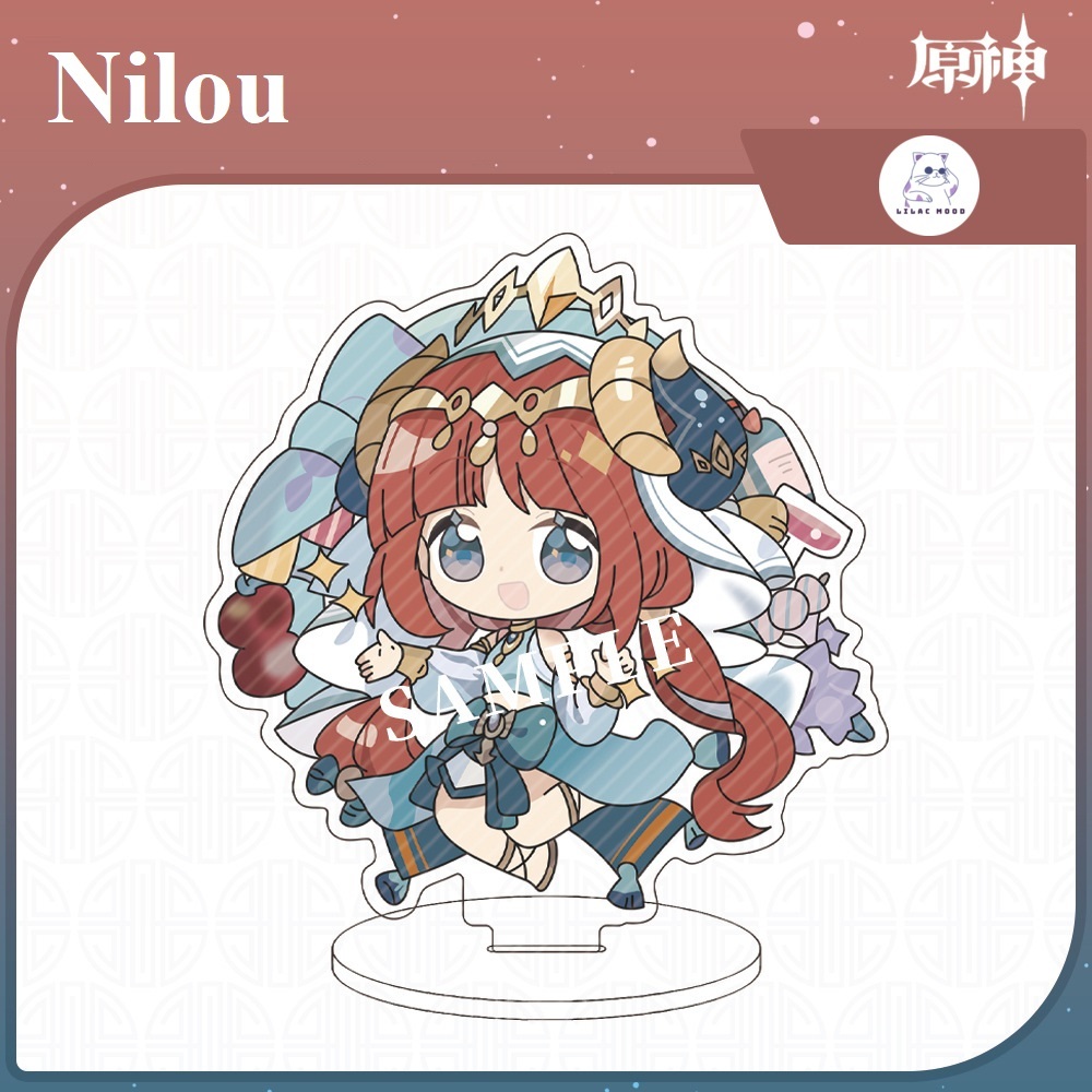 Mô hình Genshin Impact mini | Standee Mô hình nhân vật đứng Acrylic siêu dễ thương Xiao Venti Zhongli Yae Kazuha Ei