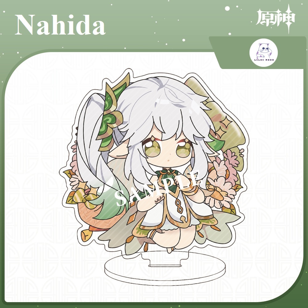 Mô hình Genshin Impact mini | Standee Mô hình nhân vật đứng Acrylic siêu dễ thương Xiao Venti Zhongli Yae Kazuha Ei