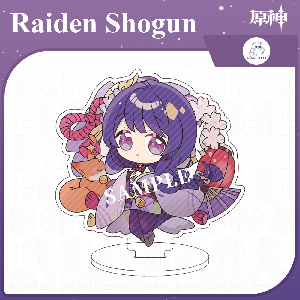 Mô hình Genshin Impact mini | Standee Mô hình nhân vật đứng Acrylic siêu dễ thương Xiao Venti Zhongli Yae Kazuha Ei