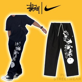 ⚡️ - Quần Stussy Airbrush Icon Beach Pant Black , Quần cargo pants Stussy full tag túi