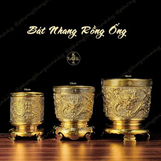  Lư Hương Ống - Vật Phẩm Đồng Thờ Cúng Vĩnh Tiến Chất Lượng Cao 