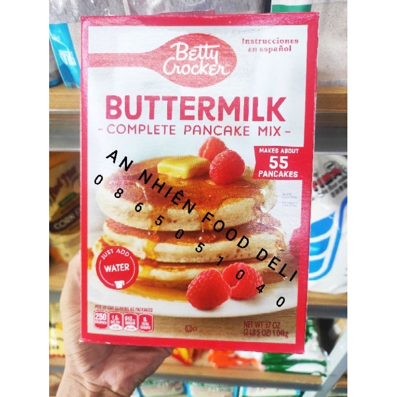 Bột Làm Bánh Pancake Mix Buttermilk hiệu Betty Crocker Original Hộp 1,04kg