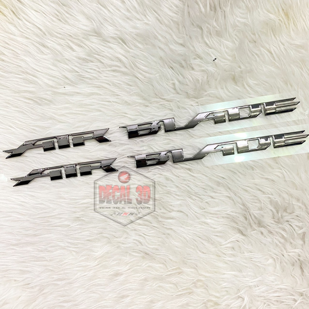 TEM LOGO AIR BLADE 2019 CHỮ NỔI MÀU ĐEN HÀNG CAO CẤP SIÊU NÉT-giá 1 cặp