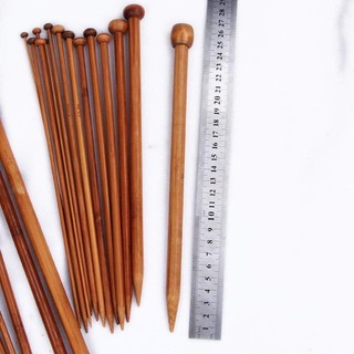 Kim đan tre hỗ trợ đan len 25cm