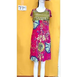 đầm thun lạnh sắc màu freesz. S779