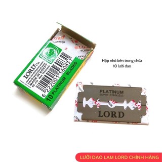 Dao lam cạo râu 1 hộp 10 lưỡi dao