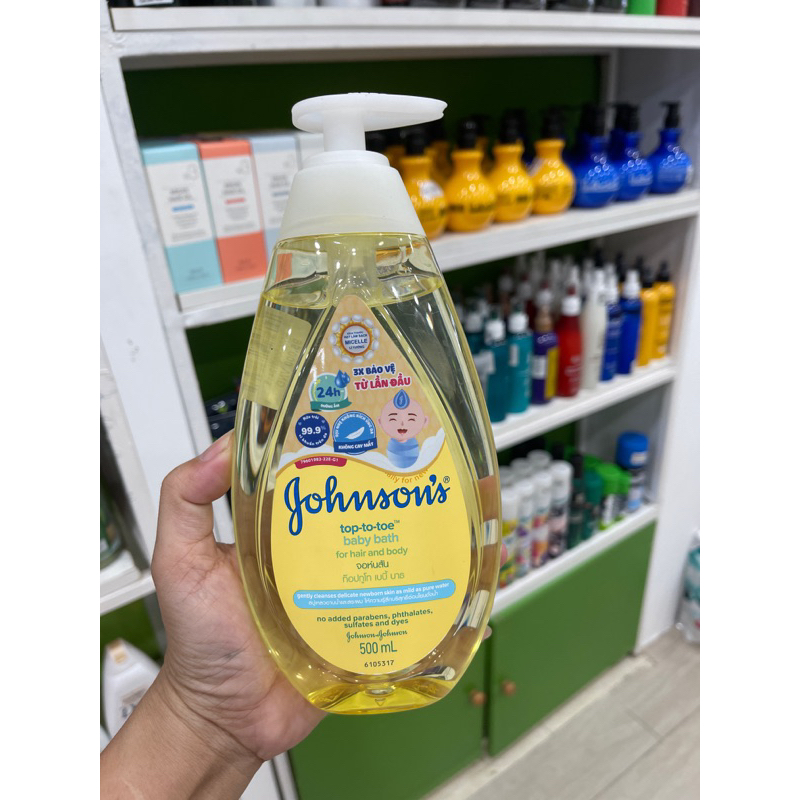 Sữa Tắm Gội Johnson's Baby Bath For Hair And Body 500ml-200ml