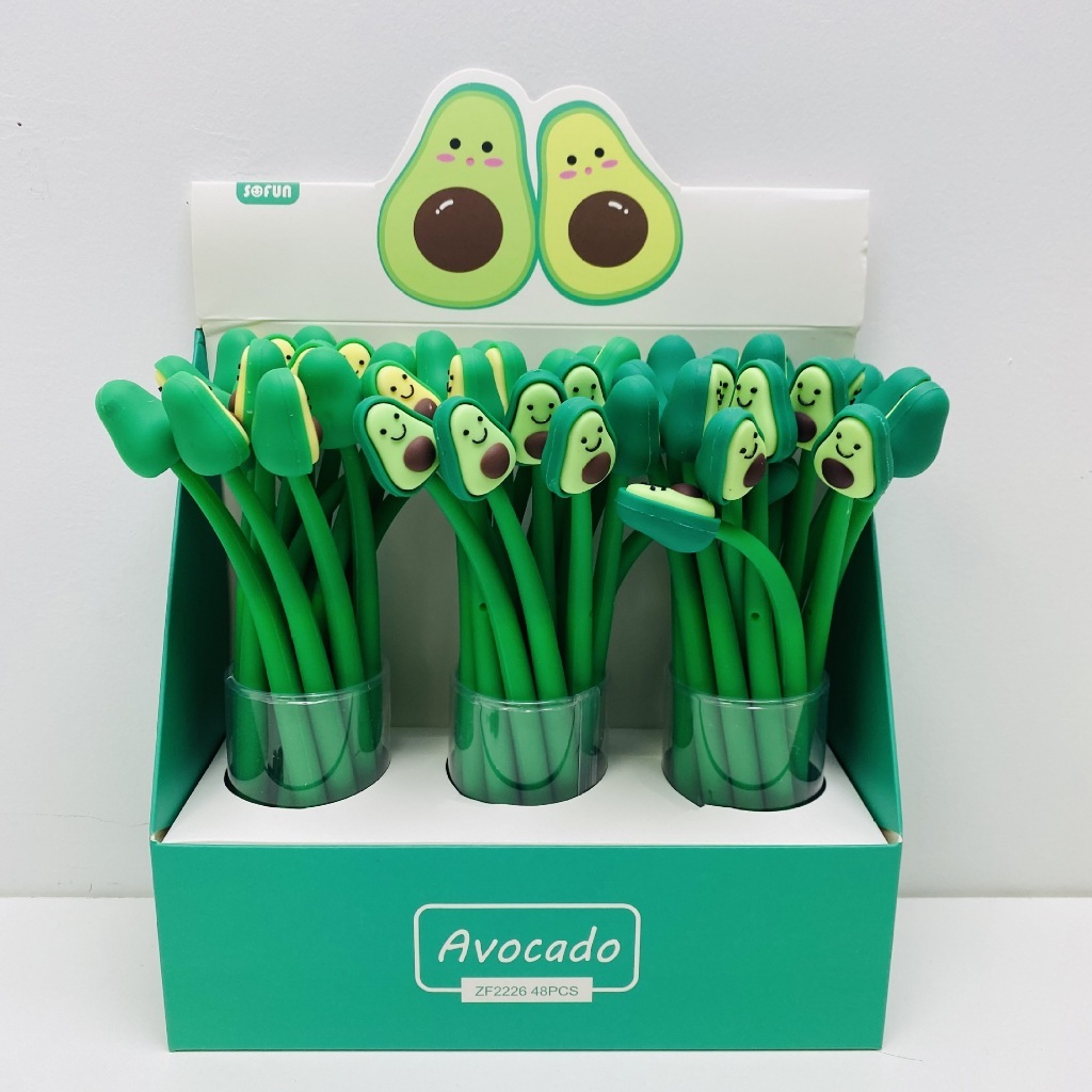 Bút bi cute CT28 ngòi 0.5mm, mực đen nét chữ đều có nhiều nhân vật hình hoạt hình cute dễ thương