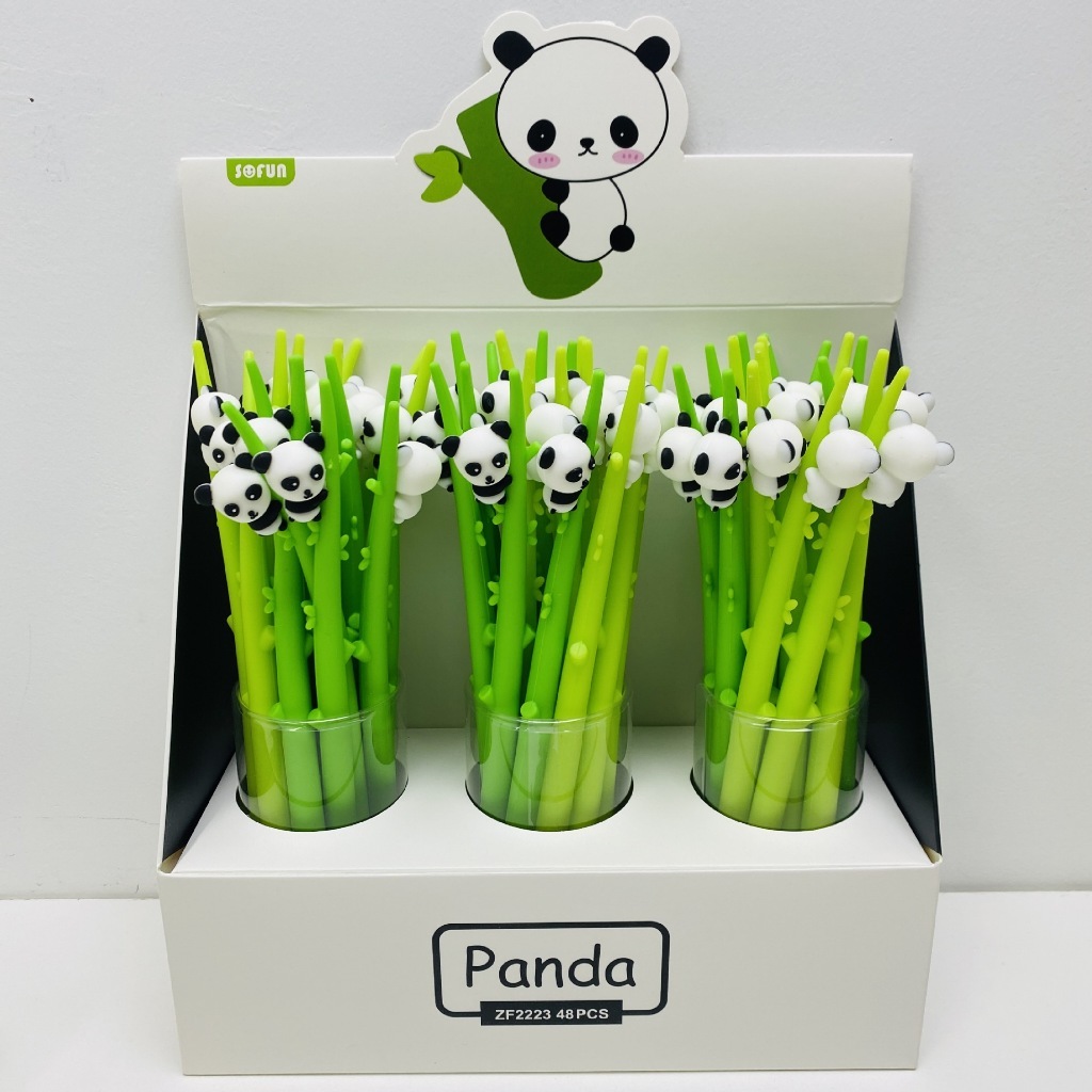 Bút bi cute CT28 ngòi 0.5mm, mực đen nét chữ đều có nhiều nhân vật hình hoạt hình cute dễ thương