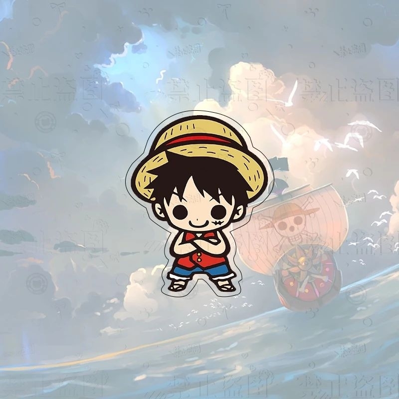 Hoạt hình ghim cài áo hình nhân vật Luffy trong Onepiece độc đáo