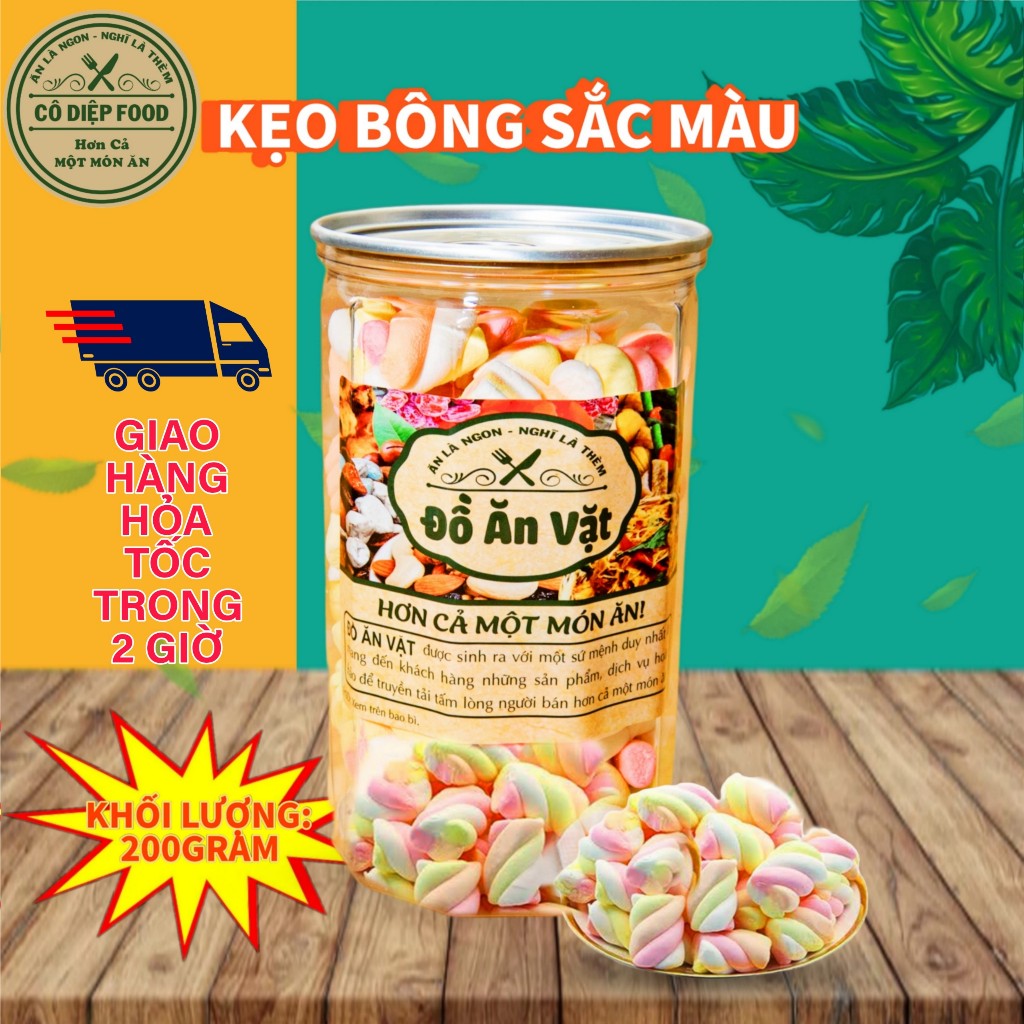 Kẹo Bông Nhiều Màu