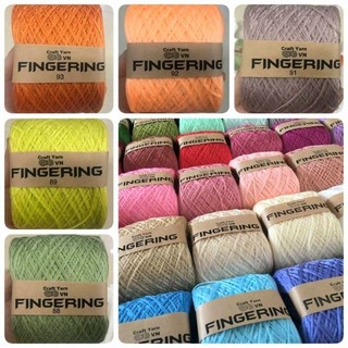 Sợi Fingering đan móc khăn, áo, bikini