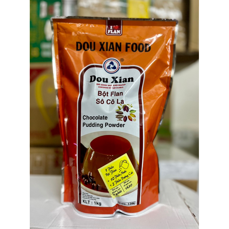 Pudding sô cô la Douxian Gói 1Kg