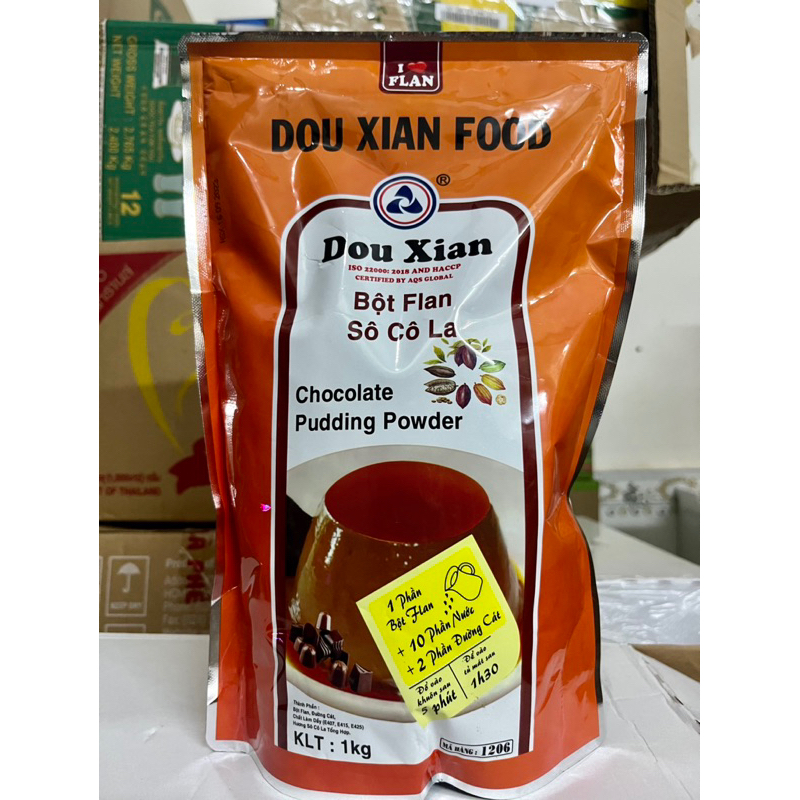 Pudding sô cô la Douxian Gói 1Kg