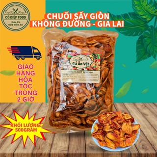 [Ship Hỏa Tốc] Chuối Sấy Giòn Không Đường Gia Lai⚠️Lẻ = Sỉ ⚠️[FREE SHIP]TỪ ĐƠN 50K, [Loại Đặc Biệt] Hàng Ngon Nhà Làm