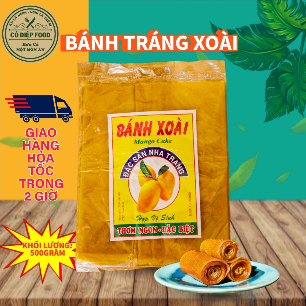 Bánh Tráng Xoài Nha Trang Loại 1 -     Hàng ngon nhà làm
