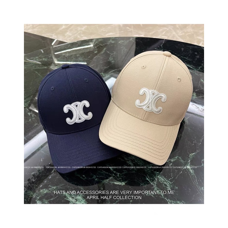 Mũ lưỡi trai CAPSAIGON thêu logo cline phom cứng chất kaki thoáng mát phong cách Hàn Quốc