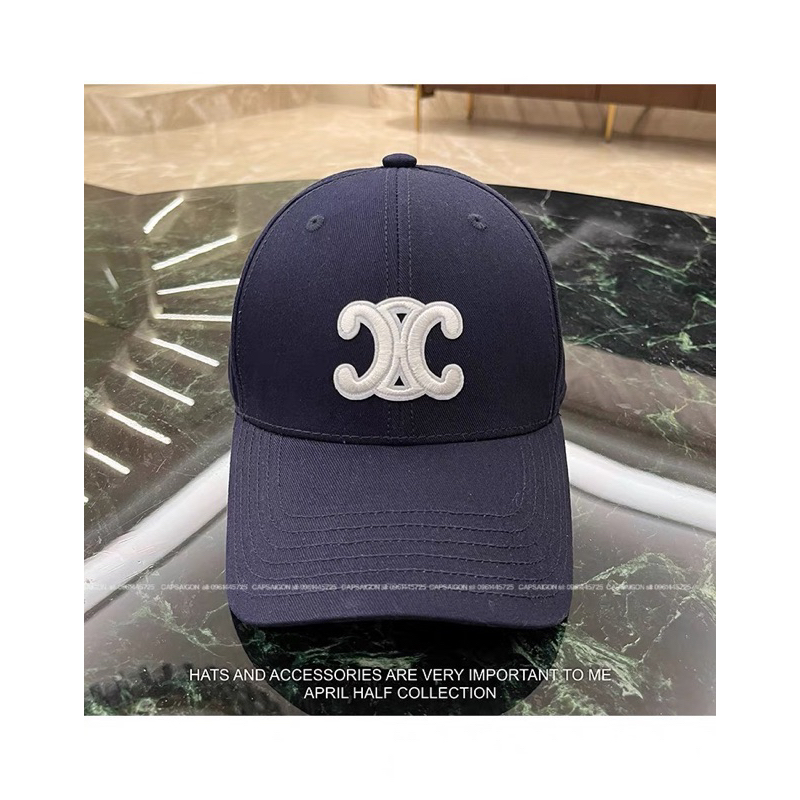 Mũ lưỡi trai CAPSAIGON thêu logo cline phom cứng chất kaki thoáng mát phong cách Hàn Quốc