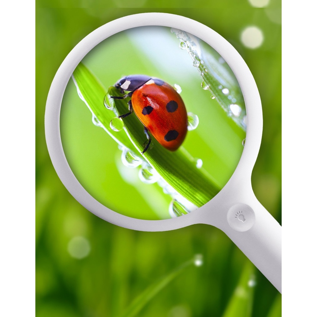 Kính lúp cầm tay zoom 30X có đèn led 2288-85