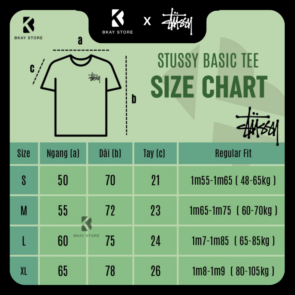 Áo thun STUSY BASIC - AUTHENTIC 100% SẴN TPHCM