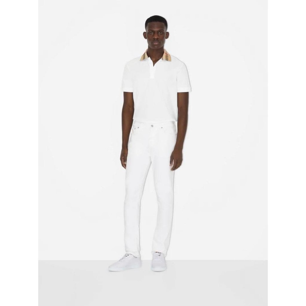 Áo Polo Nam BBR Ngắn Tay Cổ Phối Karo PL32, Form slim, vải cotton gai pique, thấm hút, Hàng VNXK