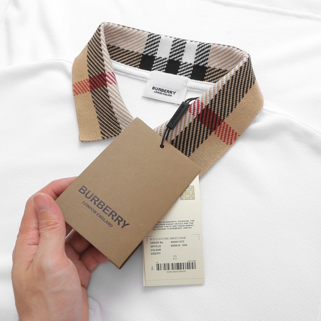 Áo Polo Nam BBR Ngắn Tay Cổ Phối Karo PL32, Form slim, vải cotton gai pique, thấm hút, Hàng VNXK