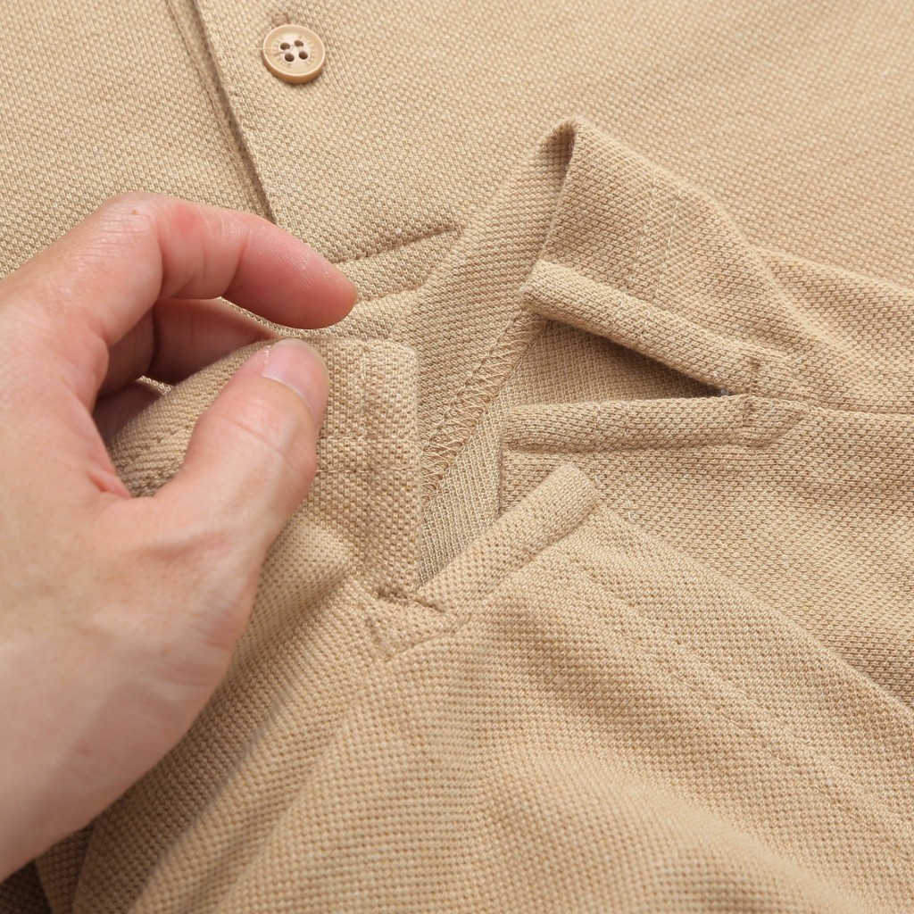 Áo Polo Nam BBR Ngắn Tay Cổ Phối Karo PL32, Form slim, vải cotton gai pique, thấm hút, Hàng VNXK