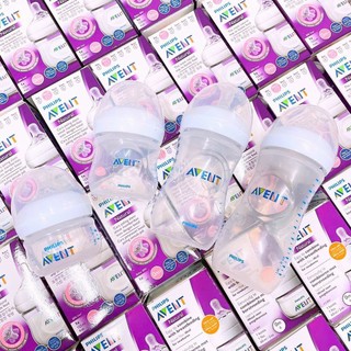 Bình sữa philips avent natural chống sặc - bình bằng nhựa - 60/125/260/330ml