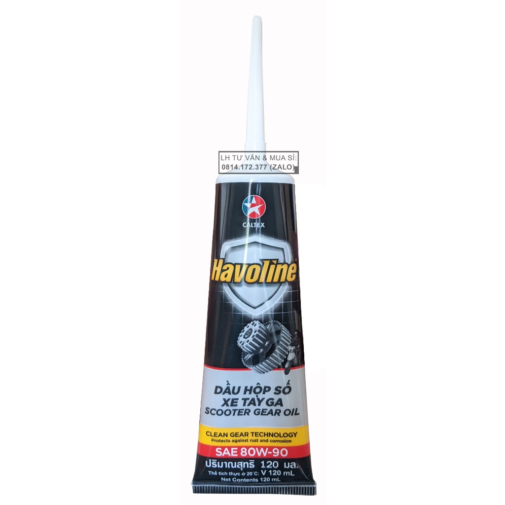 (Giá KM ) Nhớt Hộp Số Xe Ga Havoline Scooter Gear Oil 120ml