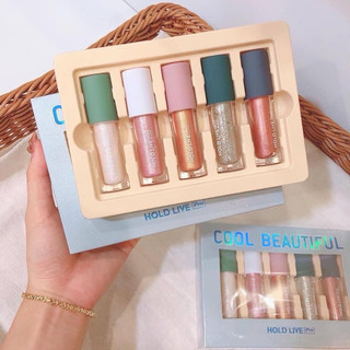 Set nhũ mắt 5 cây hold live cool beautiful