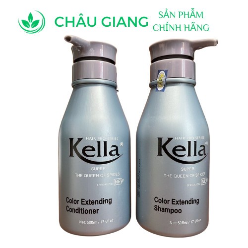 Dầu gội, xả giữ màu tóc nhuộm KELLA 500ml