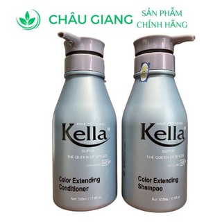 Dầu gội, xả giữ màu tóc nhuộm kella 500ml