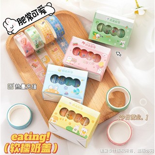 Cuộn băng dán washi giấy trang trí dễ thương Decor
