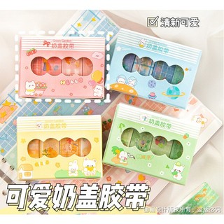 Cuộn băng dán washi giấy trang trí dễ thương Decor