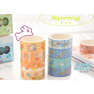 Cuộn băng dán washi giấy trang trí dễ thương Decor