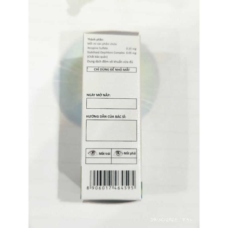 Myatro L 5ml  dành cho người cận thị