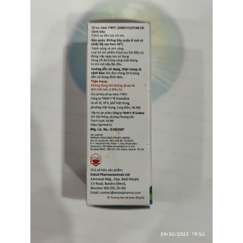 Myatro L 5ml  dành cho người cận thị