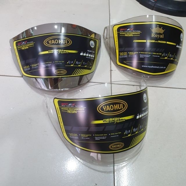 Kính Thay Thế Mũ Bảo Hiểm 125 NAPOLI 2 KÍNH/Bảo Hành 12 Tháng