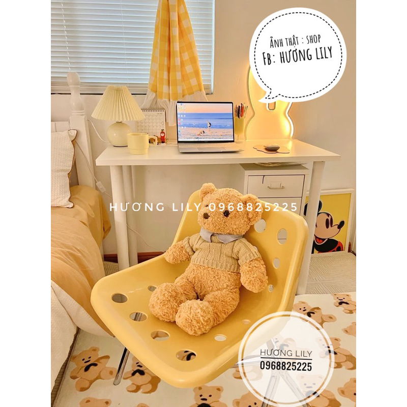 🧀🧀Cheese Chair ghế tựa lưng phô mai DECOR, ghế ngồi cafe, bàn trang điểm