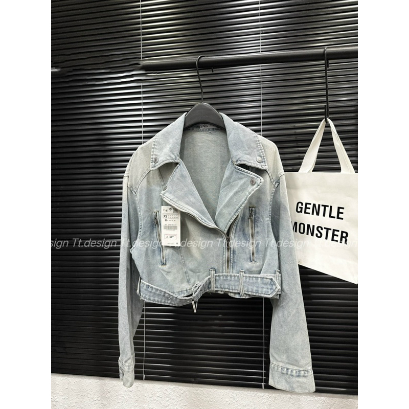 Áo bò khóa đai zara