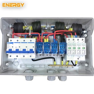 Tủ cắt lọc sét 3p 100a 380v - vỏ tủ nhựa ip65 chống cháy - chống sét van - chống sét lan truyền suntree