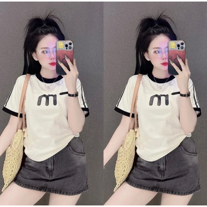 Áo phông 3158 baby tee form vừa 35-56 kg chất Cotton khô