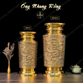 Ống Nhang Rồng - Tượng Thờ Đồng Vĩnh Tiến Chất Lượng Cao
