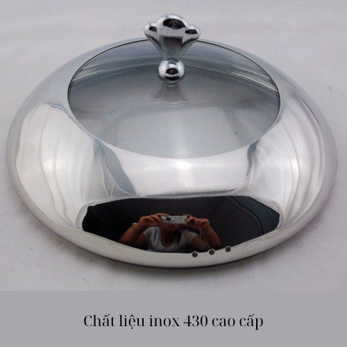 Nồi buffet đun bếp cồn khô inox 430 hãng NOOCIOUS Kích thước: 18cm/20cm/22cm/24cm/26cm/28cm
