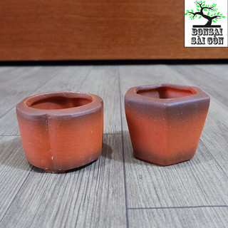 chậu đất nung đỏ bonsai mini 5x5