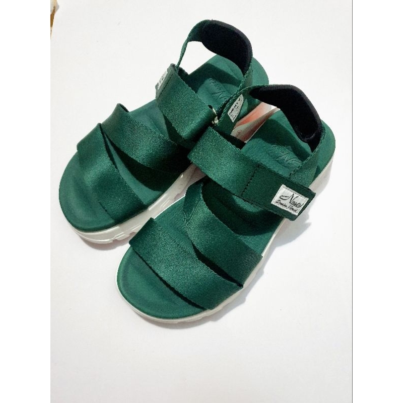 Sandal hàng nội địa quai dù cao 3.5 cm hàng xịn đi êm chân